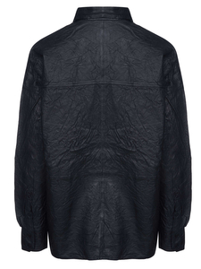 Zadig & Voltaire TAMARA CUIR FROISSE Blouse black