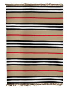 Burberry ICON STRIPE COTTON BLANKET Couvre-lit beige