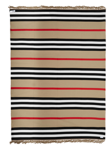 Burberry ICON STRIPE COTTON BLANKET Couvre-lit beige