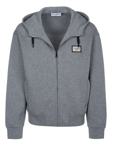 Dolce & Gabbana Veste sweat gris