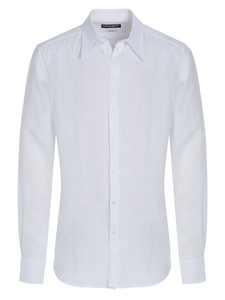 Dolce & Gabbana Gold linen shirt white