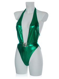 Dolce & Gabbana Badeanzug grün