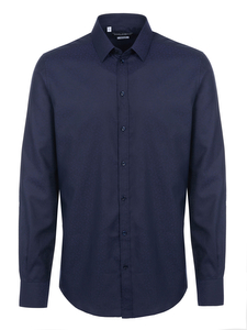 Dolce & Gabbana Gold Shirt midnight blue