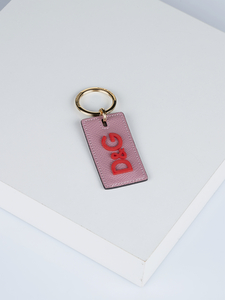 Dolce & Gabbana Keyholder dusky pink